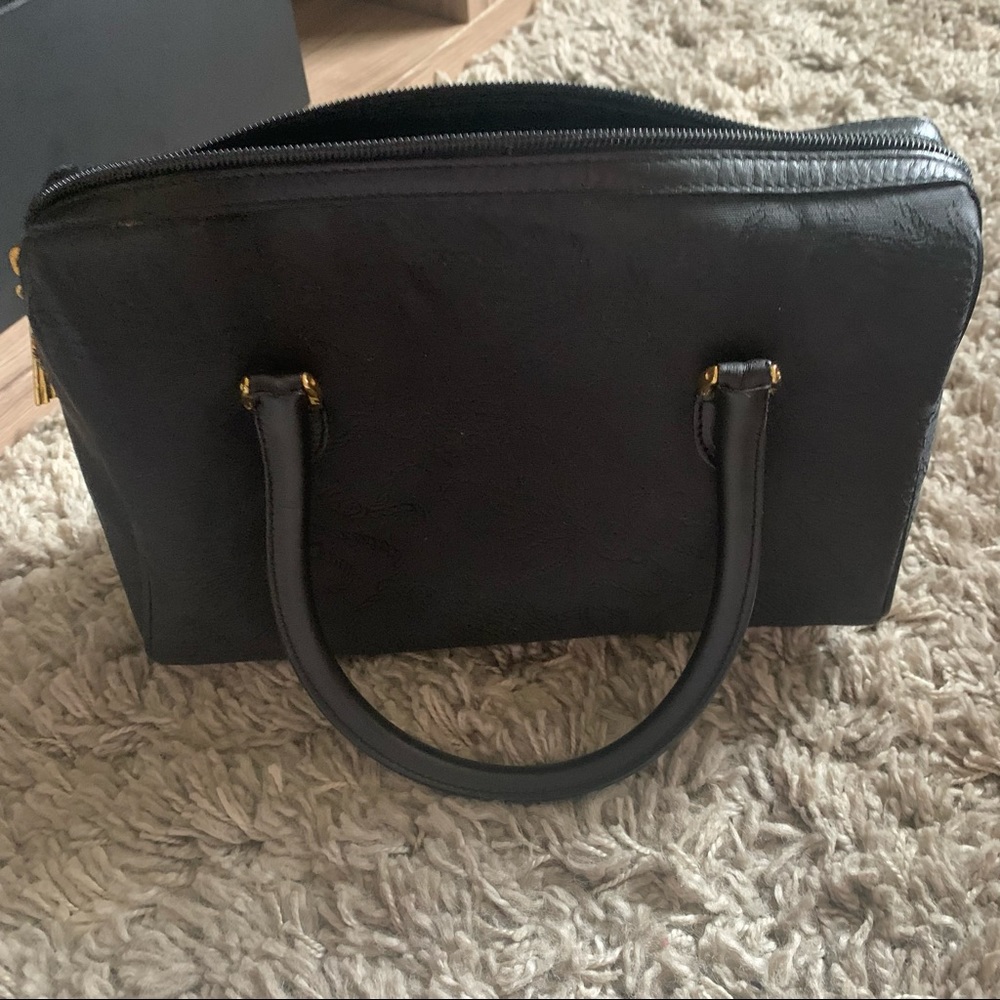 NWOT Authentic Mark Cross Leather Bag and Matching Wallet - Picture 3 of 8
